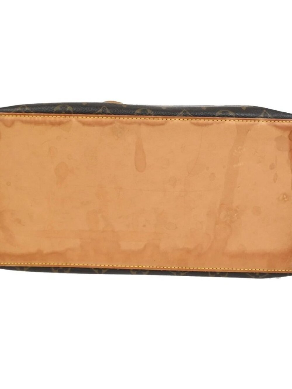 LOUIS VUITTON Cabas Mezzo Shoulder Bag Monogram Leather Brown M51151 85KC897 - Picture 6 of 16